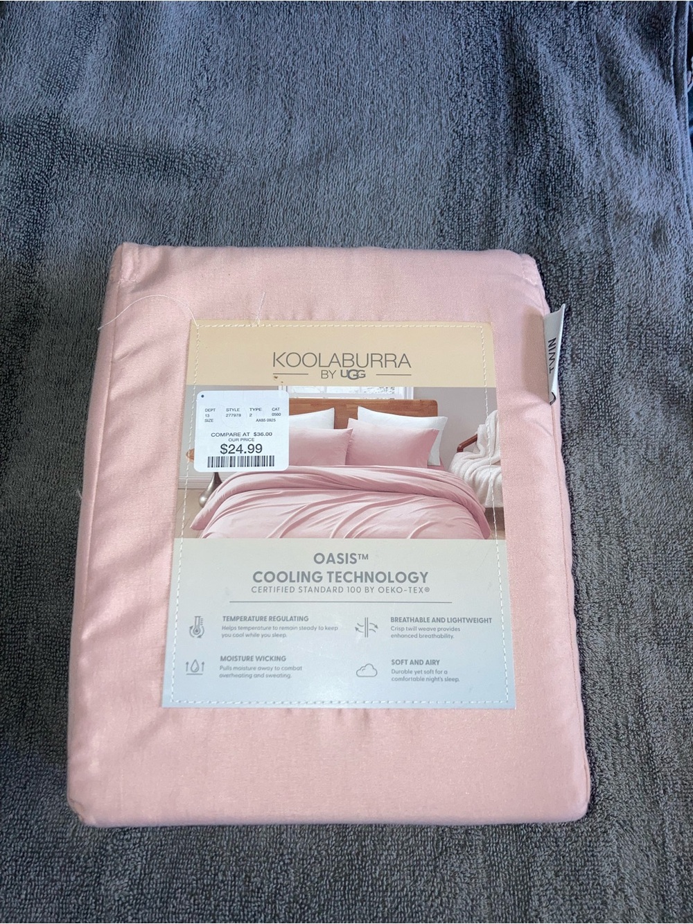 Koolaburra Pink Oasis Cooling Bedding Set